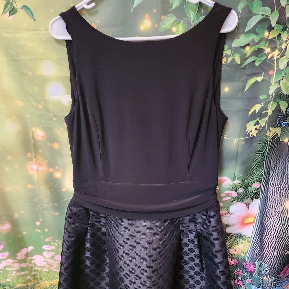 American Living Black Sleeveless Cocktail Dress